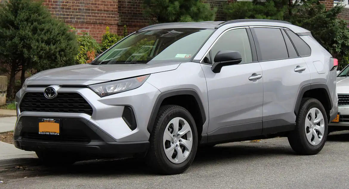 Toyota RAV4 Ground Clearance 1994 - 2020 comparison with chart